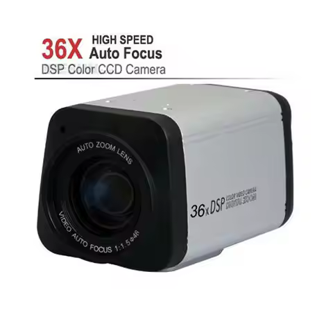 NEW CCTV 1/4" COMS AHD 1200TVL 36X Optical Zoom DSP Color Video Box Camera Auto Focus 5mp AHD Camera