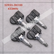 4PCS TPMS Tire Pressure Sensor 433 MHZ 52933-2J100 529332J100 52933-3N100 52933-2M650 52933-B1100 Fo