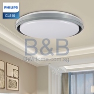 Philips LED Ceiling Light 24W CL519 Tunable Three Light Settings Scene Switch Gold Auto Memory Warm White Light to Energizing Cool Daylight Simple Design Modern Atmosphere Bedroom