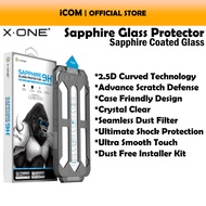 X.One 9H Sapphire Tempered Glass iPhone 16/15/14/13 Pro Max Plus - Clear