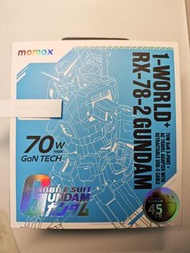 Momax 高達 RX-78-2 70W GaN 萬能旅行充電器