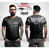 T - SUPERMOTO METALLOGRAPHIX SHIRT, DNRRACING ONEONENINE SERIES KAOS