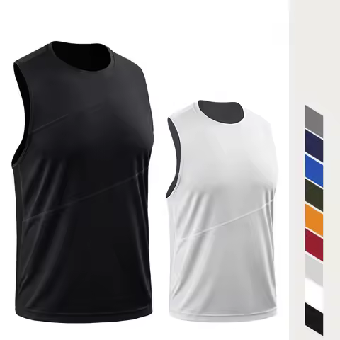 Adult Men Women Running Outdoor Shirts Tight Gym Tank Top Fitness Sleeveless T-shirts Sport Exercise