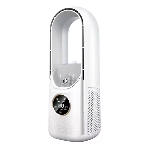 Bladeless Fan Portable Air Conditioner Led Display Desktop Fanless Blade Cooler Cooling Fan Tower Ai