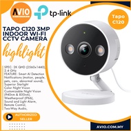 TP-LINK Tplink 4MP 4 Megapixel Wifi Wireless Night View Outdoor Network CCTV Camera Mic Tapo C120