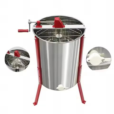 Beekeeping Equipment 4 Frame Manual Honey Extractor Bee Extractor for Sale