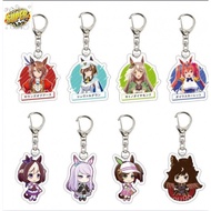 Anime Keychain Pretty Derby Acrylic Stand Ornaments Keychain Oguri Cap Clear Bliss Agnes Tachyon Fan