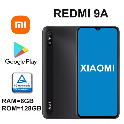 REDMI 9A 4G smart phone 6GB+128GB memory 5000mAh long cycle battery European, American and British s