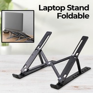 Nuoxi Laptop Stand Riser Foldable Adjustable Plastic 12-17Inch 7-Level - 7RCF3DBK