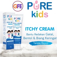 Pure Kids Itchy Cream Krim Gatal Bentol Salep 15 Gram