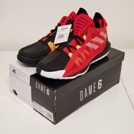 議價不回！  Adidas Dame 6 US10.5 /UK10 /EUR 44.5