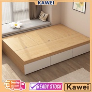 SG Solid Wood Floor Bed Simplicity Tatami Bed Frame No Headboard Platform Bed Tatami Bed