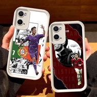 White Casing for OPPO A57 A76 A57s A77s A57e A96 A77 A36 S6 CR7 Ronaldo football