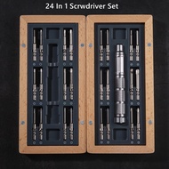 Xiaomi DUKA ATuMan ชุดไขควง X-มีความแม่นยำขนาดเล็ก24-In-1ใหม่กล่องไม้มัลติฟังก์ชั่เครื่องมือบริการรื