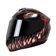 Motorcycle Street Bike Helmet Full Face Safety Helmet Comfortable &amp; Breathable for Men &amp; Women All Seasons