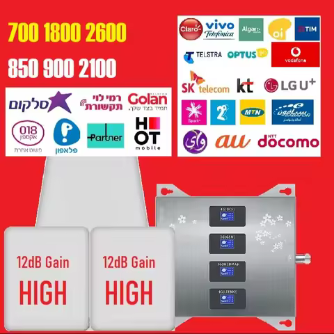 40Cm 18dB Biggest High Gain Antenna 4-Band Booster B28 B8 B7 B3 B1 iphone Cellular Signal Boosters A