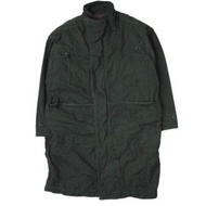 Gourmet Jeans TYPE COAT 001 棉質TOP大衣，2 碼，黑色，軍事顏色，立領 [二手] [Gourmet Jeans]
