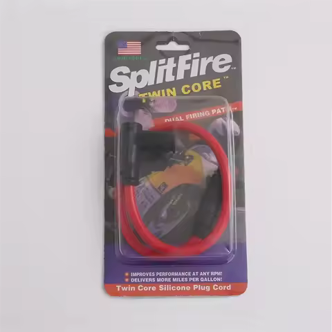 Motorcycle Iridium Power Cable with Ignition Wire Cover - Fits D8TC A7TC D8EA Spark Plugs