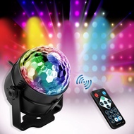 Sound Activated Rotating Disco Ball DJ Party Lights 3W RGB LED Stage Light For Christmas Wedding Sound Party Lights