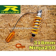 RAPIDO Monoshock Gas Kawasaki Ninja250 Z250 Absorber Ninja Z250SL Ninja250SL SL 318MM