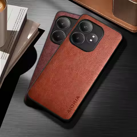 Fashion Case for Realme GT6/GT 6T/GT Neo6/GT Neo6 SE funda business style durable pu leather cover c