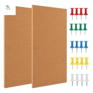 HOT Cork Board Bulletin Board, Small Rectangular Pin Board for Wall, Self-Adhesive Cork Board for Of
