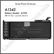 (1 YEAR WARRANTY) A1331 Battery Replacement for A1342 MB 13-inch 2009 2010