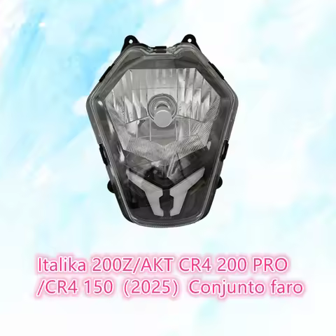 Motorcycle headlight assembly Italika 200Z /AKT CR4 200 PRO/AKT CR4 150 Original parts 2025 (f090101