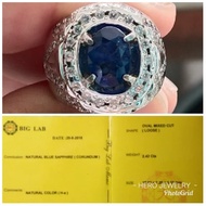 ROYAL BLUE SAPPHIRE CEYLON SAFIR SRILANGKA BATU SRILANKA BIRU