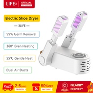 3LIFE Shoe Dryer 4 Stage Sterilization 360° Even Heating Dual Airflow Fast Dry Moisture & Odor Remov