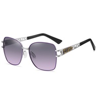 Mắt Kính Nữ Kính Mát Nữ Gọng Vuông Kính Chống Tia UV Chất Liệu Hợp Kim Cao Cấp AK046 - Aoron