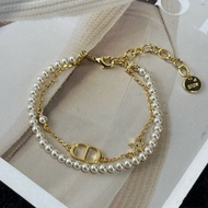 CD Double Layer Bracelet Pearl Bracelet Star Decoration Ladies Bracelet