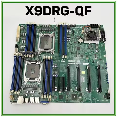 For Supermicro Server Motherboard Xeon E5-2600 V1/V2 Family ECC 4 PCI-E 3.0 x16 (Double-Width) LGA20
