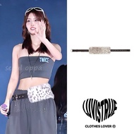 KOREA [ luvistrue ] EV FUR BELT / TWICE MOMO pick 100% authentic