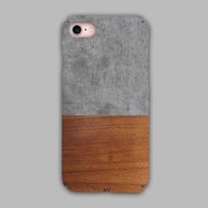 Concrete Wood Hard Phone Case For Vivo V7 plus V9 Y53 V11 V11i Y69 V5s lite Y71 Y91 Y95 V15 pro Y1S