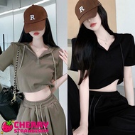 2-Piece Set Women's 2-Piece Fashion Korean Style Two-Piece Simple Solid Color