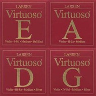 小叮噹的店- 小提琴弦 (整套) 丹麥 Larsen Virtuoso 紅 V5525