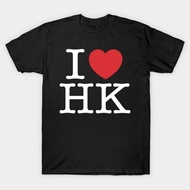 I LOVE HK tshirt clothing minimalist design- rene azazel