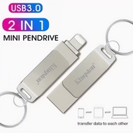 Kingston 256GB Flash Drive Suitable for iPhone External Thumb Driver USB Memory Storage Photo Stick