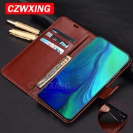 Flip Case OPPO Reno wallet Leather Back Cover Phone Case OPPOReno Casing