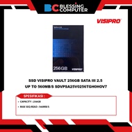 SSD VISIPRO VAULT 256GB SATA III 2.5 UP TO 560MB/S SDVPSA25V0256TGH0HOV7