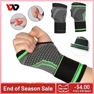 1pc Breathable Bandage Fitness Wrist Palm Support Weight Lifting Wrist Wraps Bandage Gym Training Men Hand Guard Wristband