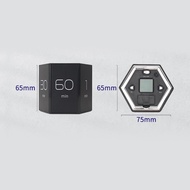 [LIS1] Multi-Hexagon Cube Timer Gravity Sensor Digital with LED Screen Sound Alarm Silent Operation 