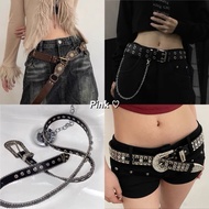 Pink Belt Total+ y2k Millennium/Retro/Hot Girl/American Rhinestone y2k belt