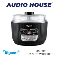 TOYOMI SC-1822 2.2L STEW COOKER &amp; STEAMER S/STEEL ***2 YEARS TOYOMI WARRANTY***