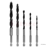 fol 4 5 6 8 10mm 5pcs Quick Change Metal Tools 1 4 Hex Shank  HCS Drill Bit Set