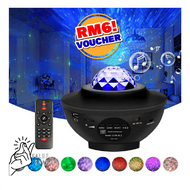 Galaxy Light Projector Lampu Led Bilik Tidur Aesthetic Galaxy Projector Night Light Lamp Projector B