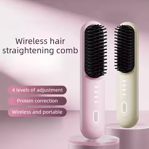 New Cross Border Wireless Straightening Comb, Negative Ion Straightening Comb, Wireless Straight Por