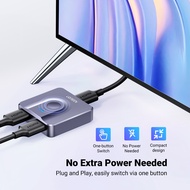 Ugreen HDMI 2.0 Splitter 4K@60hz HDMI Switcher for Laptop Monitor Projector PS4 PS4 PS5 VR