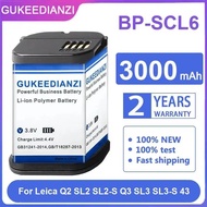 3000mAh For Leica Q2 SL2 SL2-S Q3 SL3 SL3-S 43 High Compatibility BP-SCL6 Camera Battery